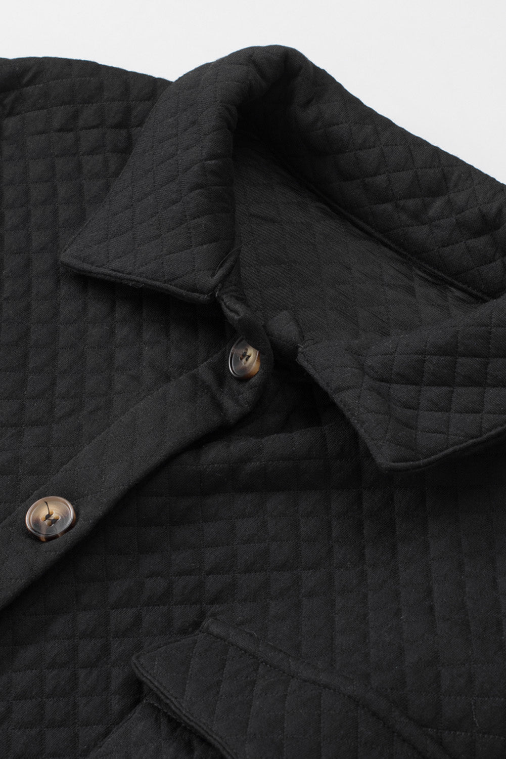 Button Down Collared Jacket for Women