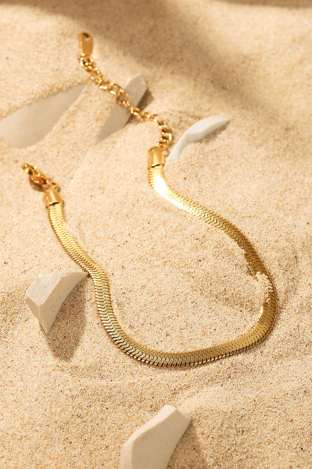 Herringbone Chain Stainless Steel Bracelet – image 3 | Lilixa Trending Jewelry