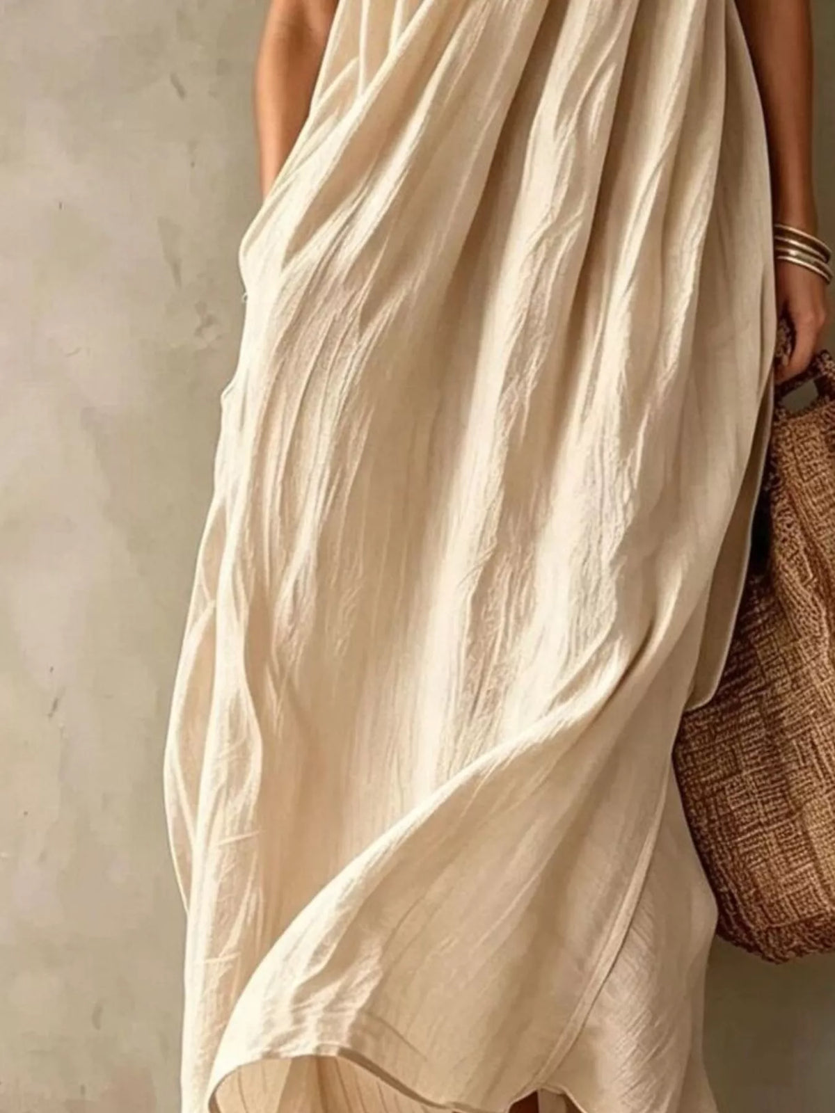 One Shoulder Maxi Dress Plus Size