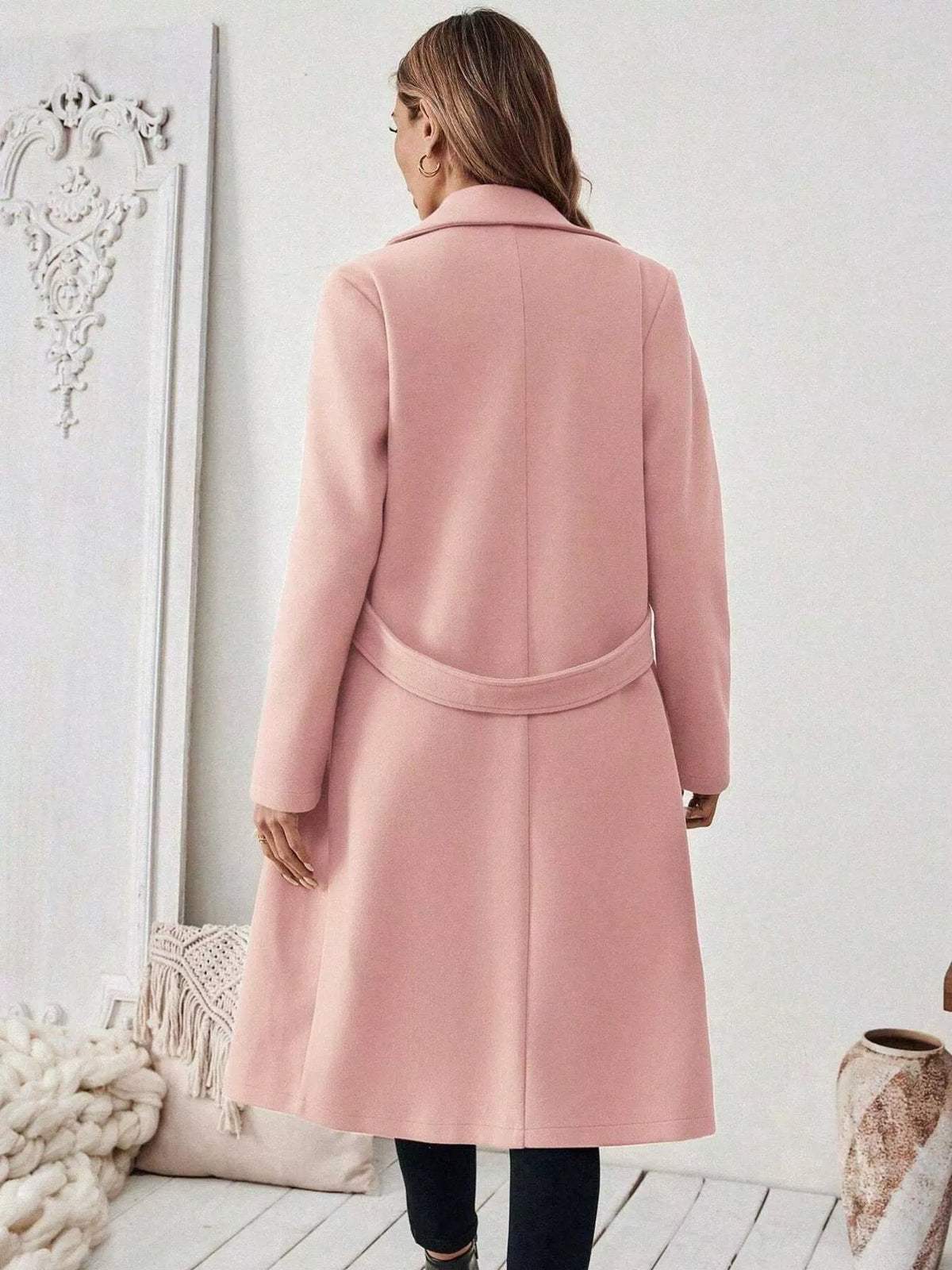 Single Button Longline Coat