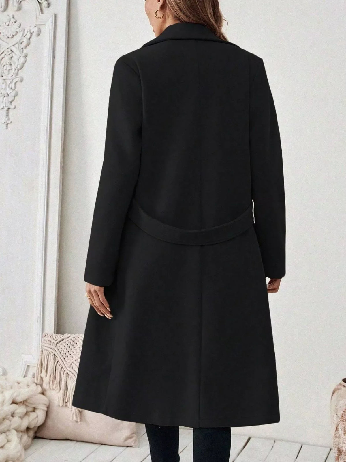 Single Button Longline Coat