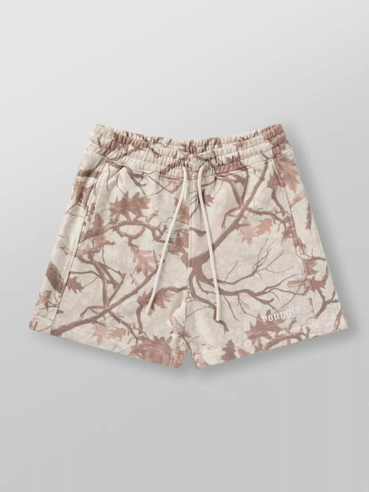 Men's Camo Drawstring Shorts Plus Size