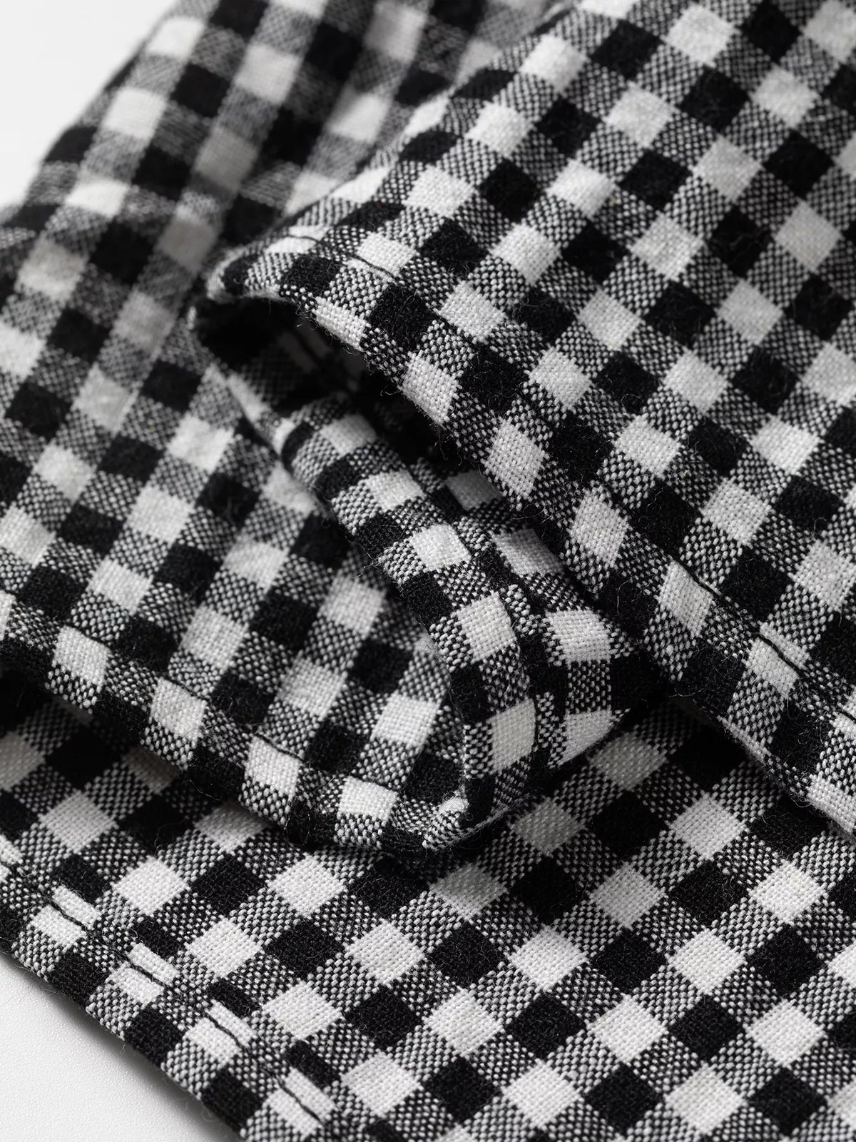 Women's Plaid Shirred Cuff Long Sleeve Blouse