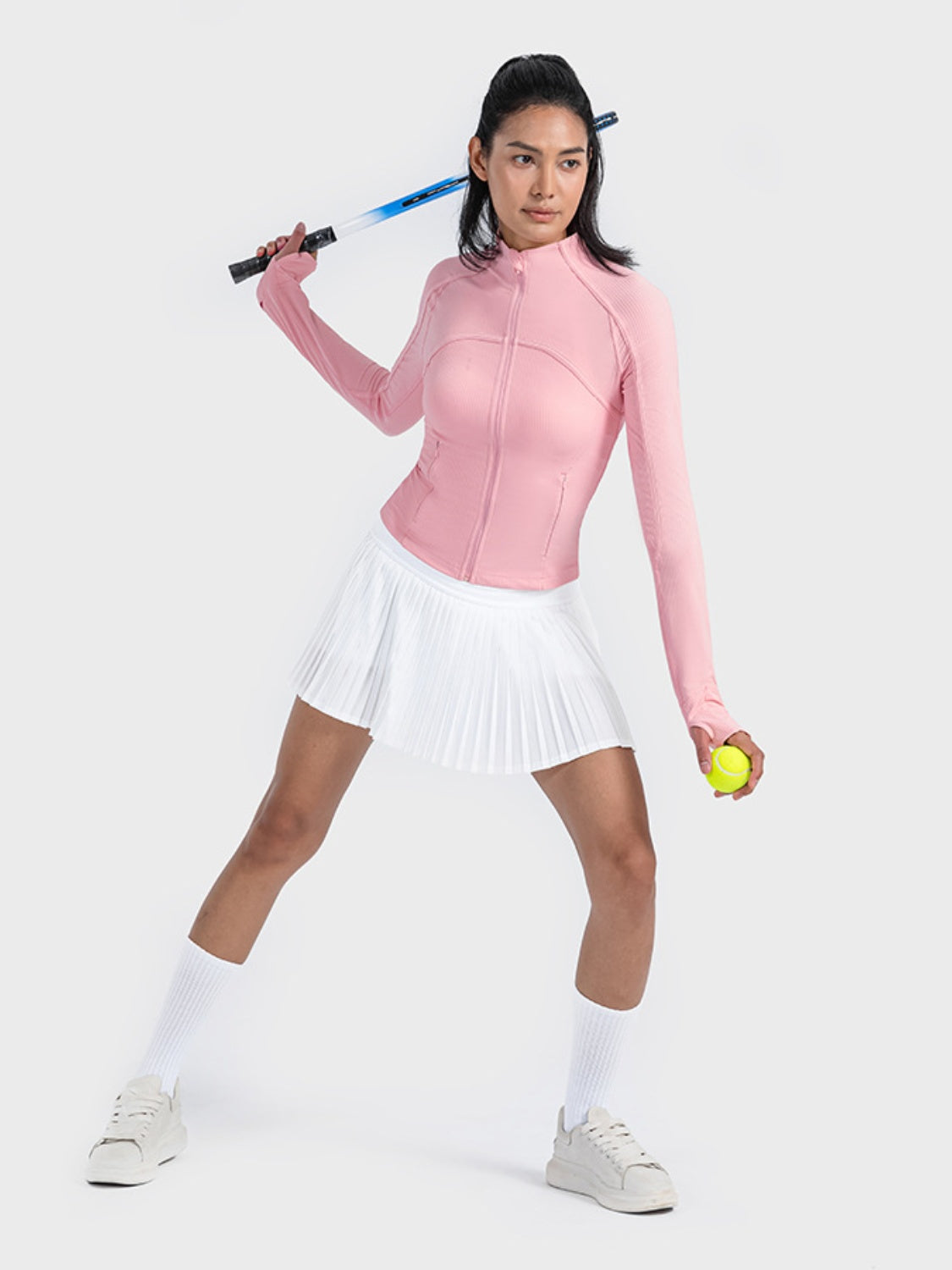 Millennia Zip Up Long Sleeve Sports Jacket
