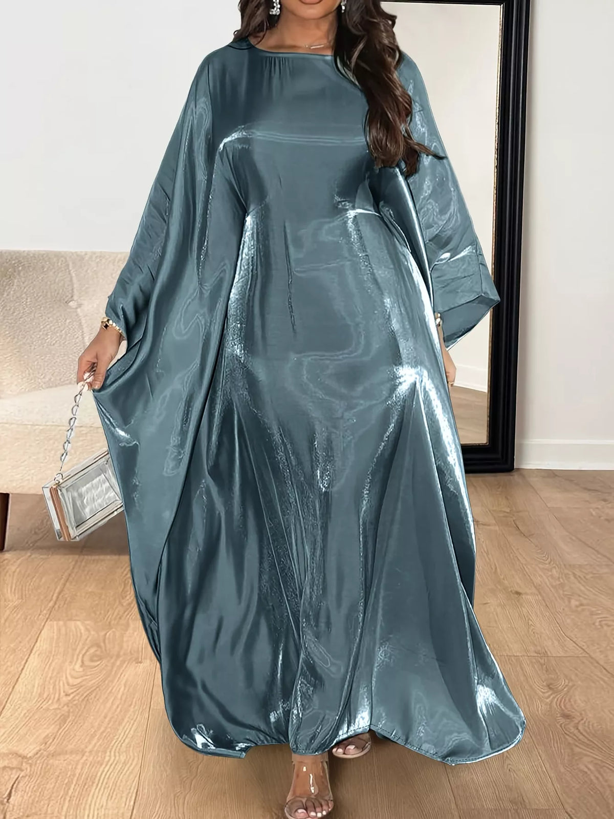 Kimono Sleeve Maxi Dress