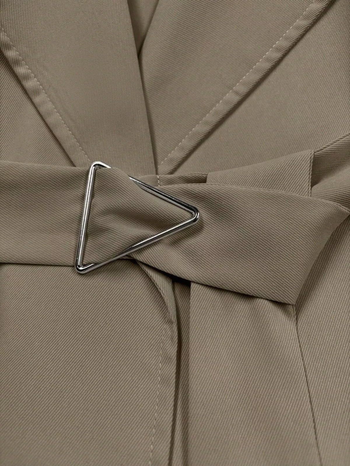 Lapel Longline Trench Coat