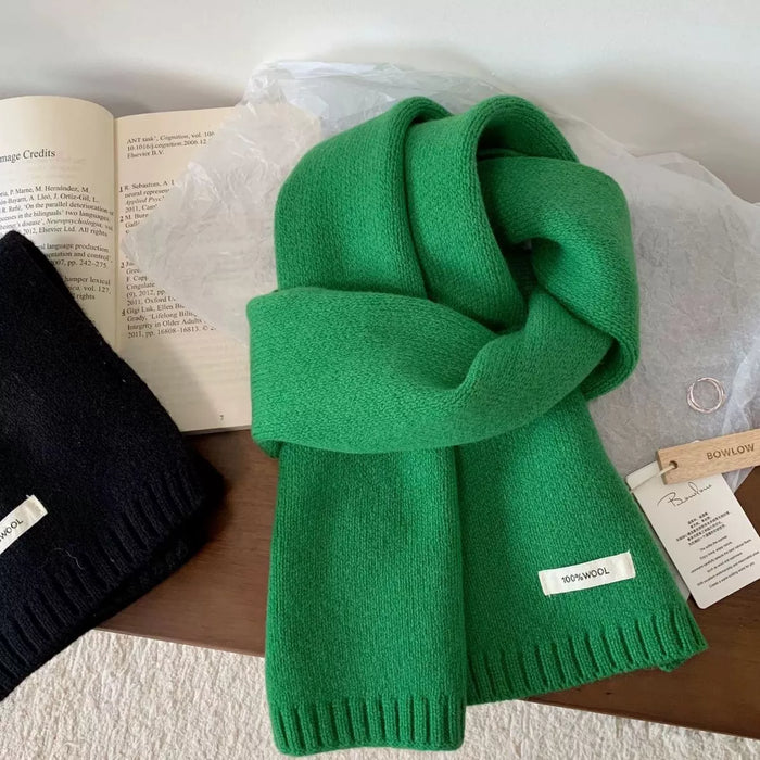 Warm Knitted Scarf for Women