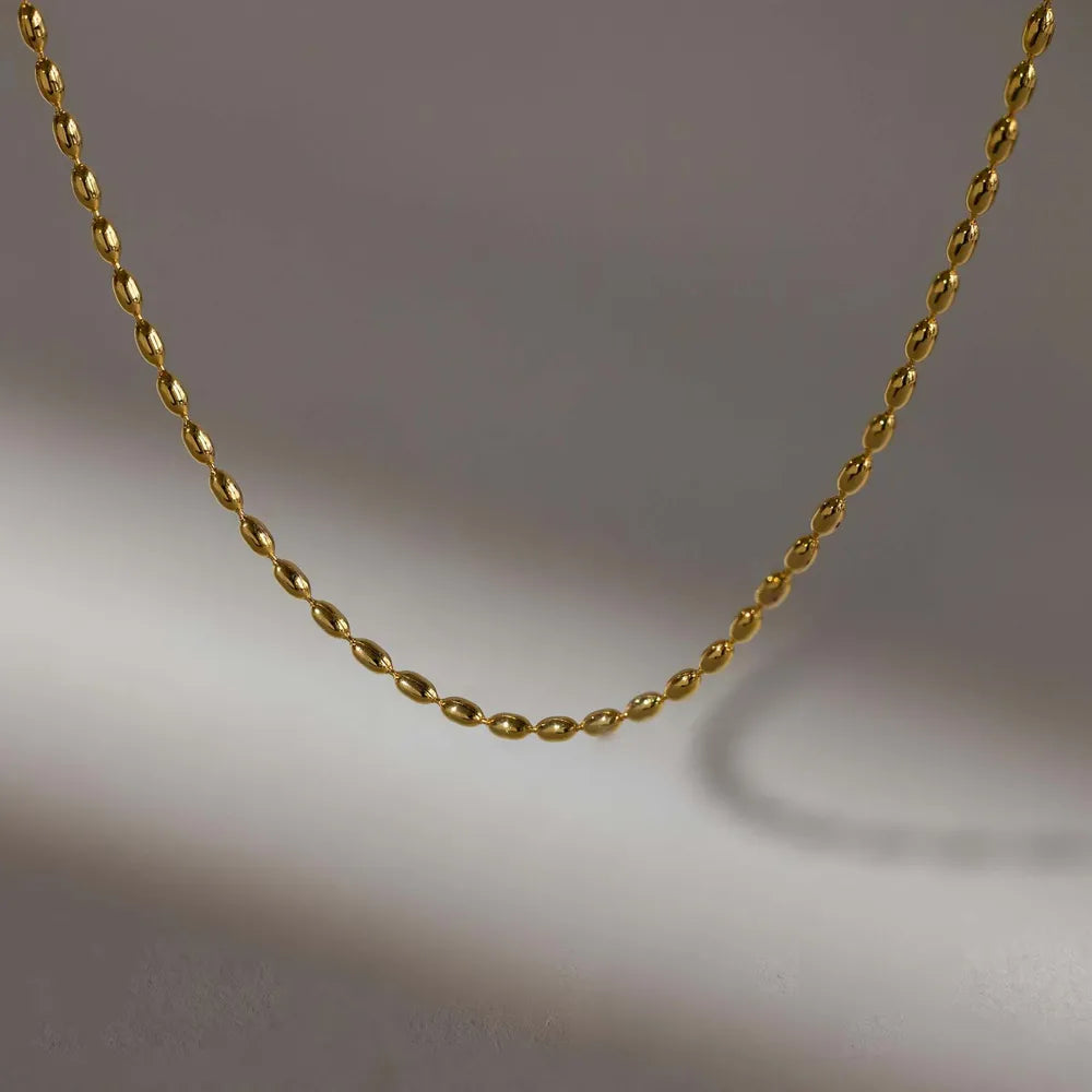 Titanium Steel Beaded Necklace – image 8 | Lilixa Trending Jewelry
