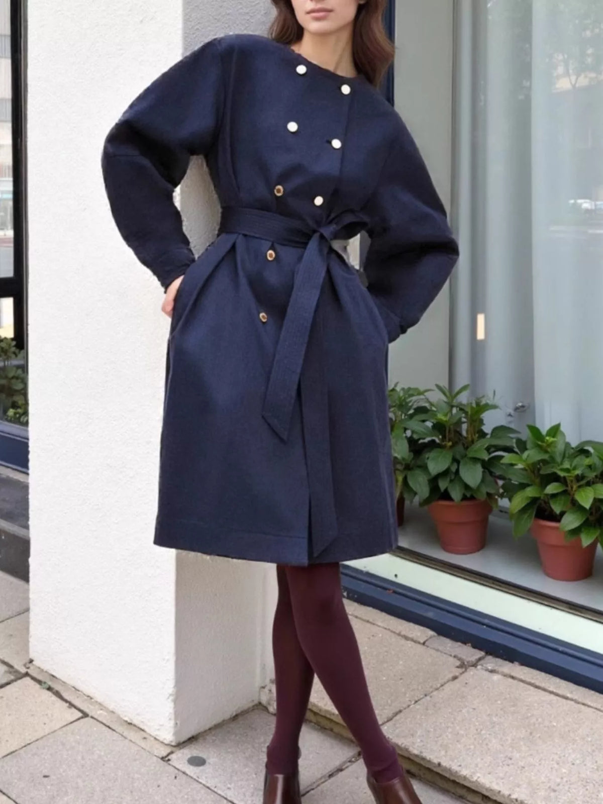Double Breasted Trench Coat