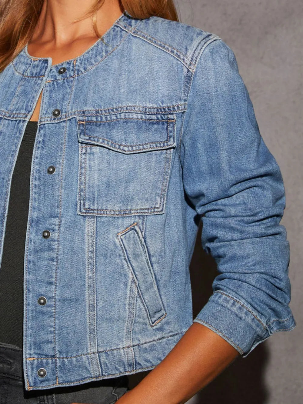 Cargo Denim Jacket