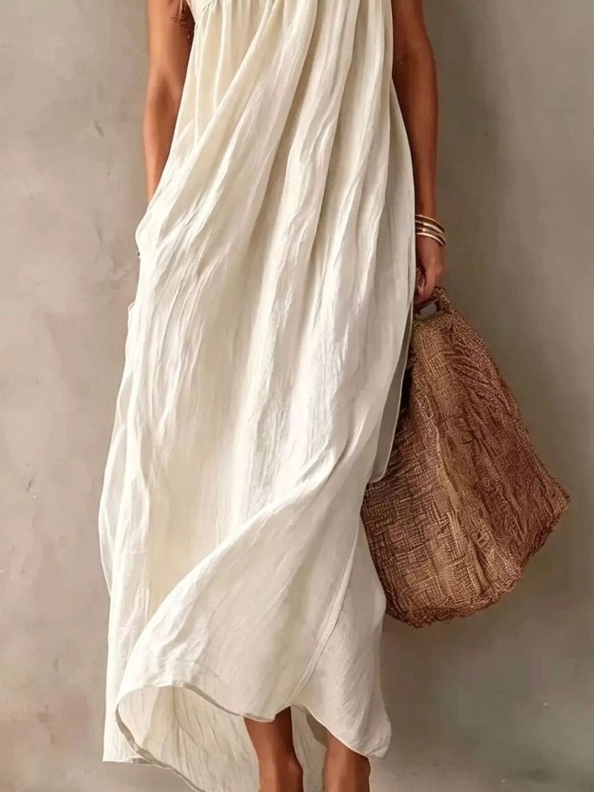One Shoulder Maxi Dress Plus Size