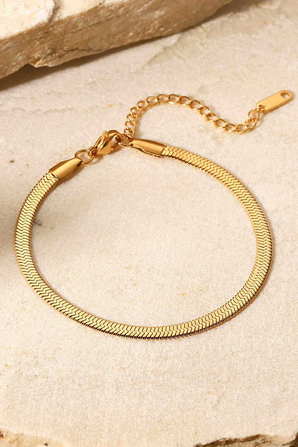 Herringbone Chain Stainless Steel Bracelet – image 1 | Lilixa Trending Jewelry