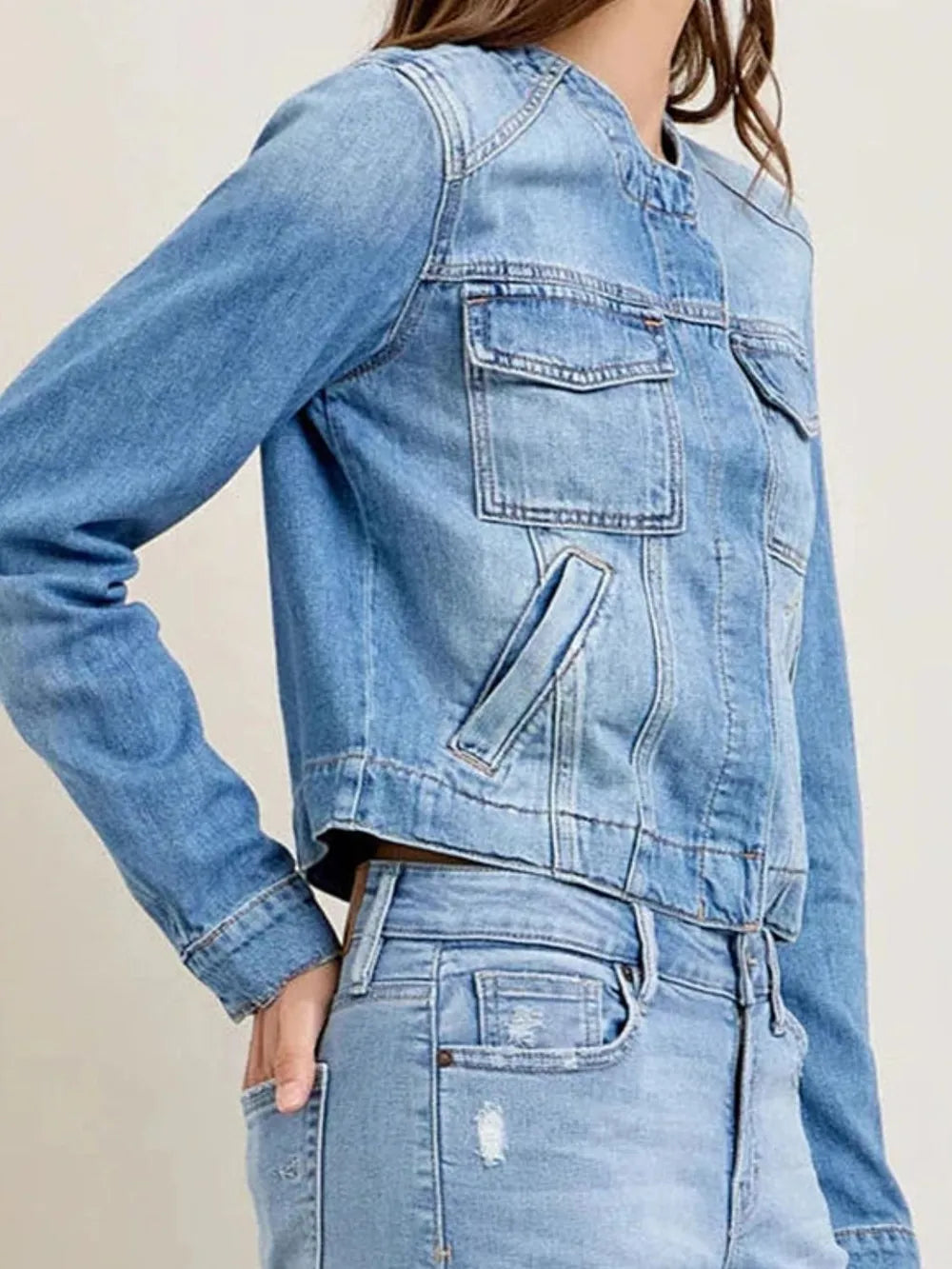 Cargo Denim Jacket