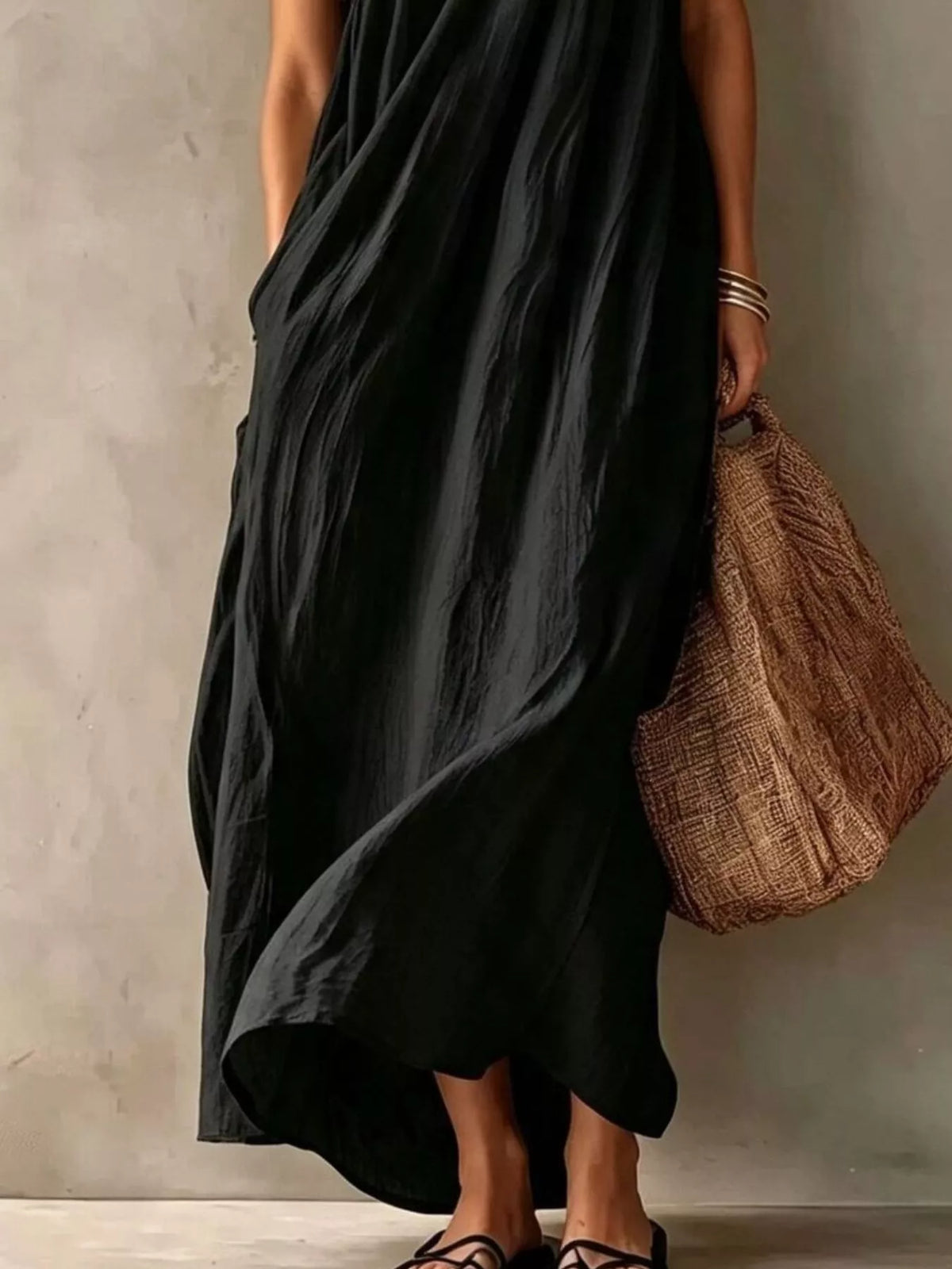 One Shoulder Maxi Dress Plus Size
