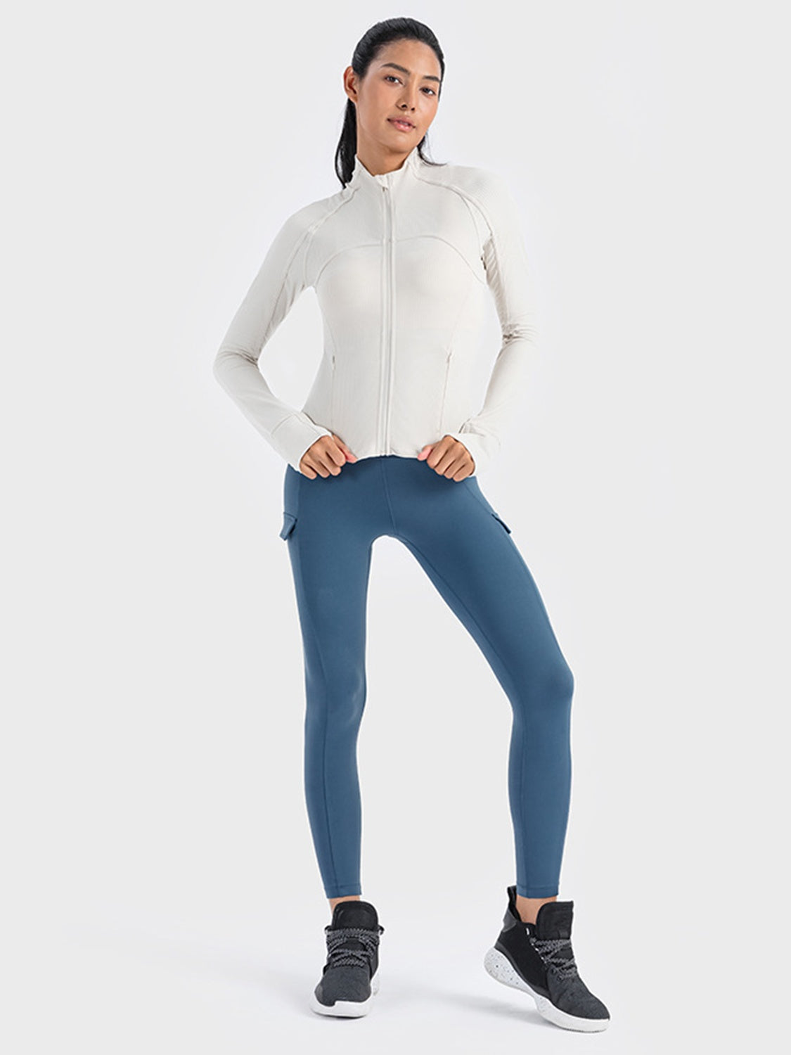 Millennia Zip Up Long Sleeve Sports Jacket