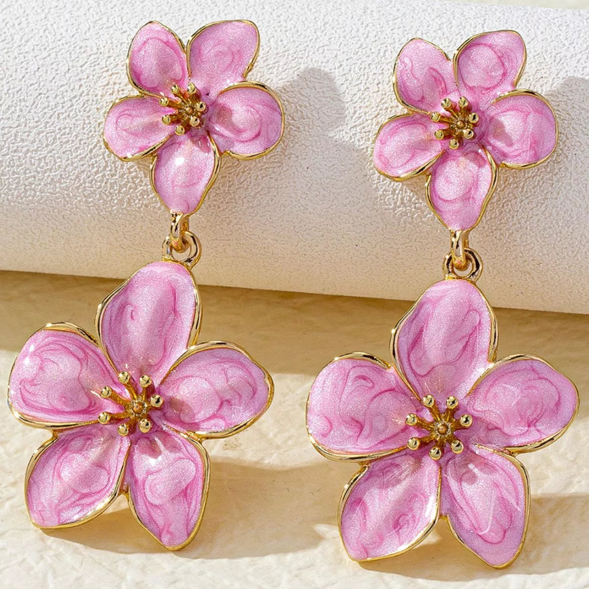 Flower Dangle Earrings – image 3 | Lilixa Trending Jewelry
