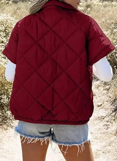 Quilted Zip Up Winter Coat